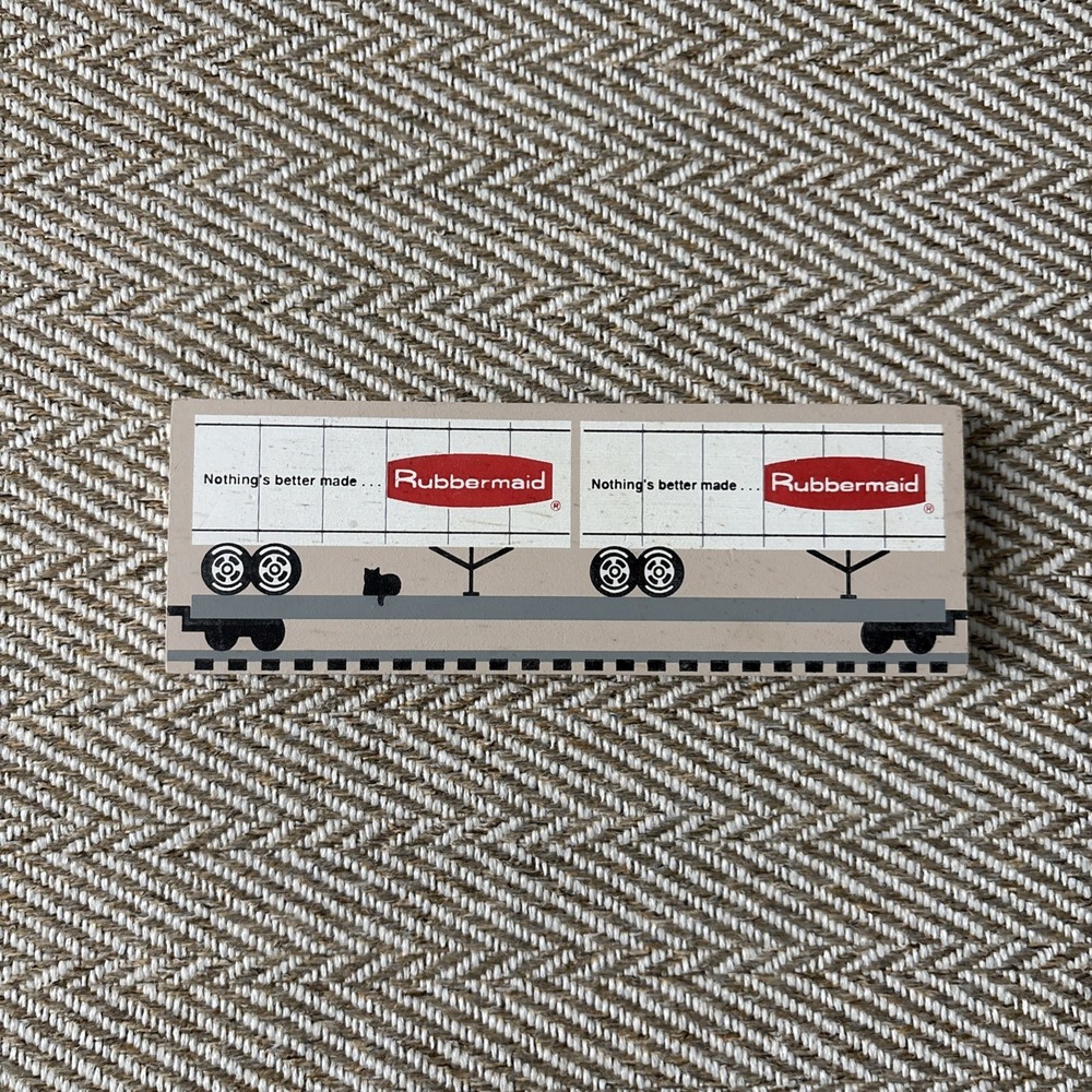 Cat's Meow Rubbermaid Tractor Trailer Truck Cargo Container 1996